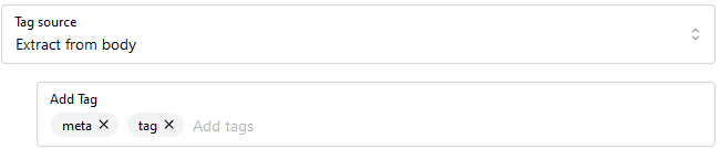 Tag result